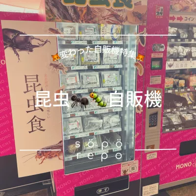 ｜Haru｜昆虫食の自販機