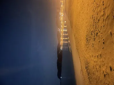 夜の散歩?